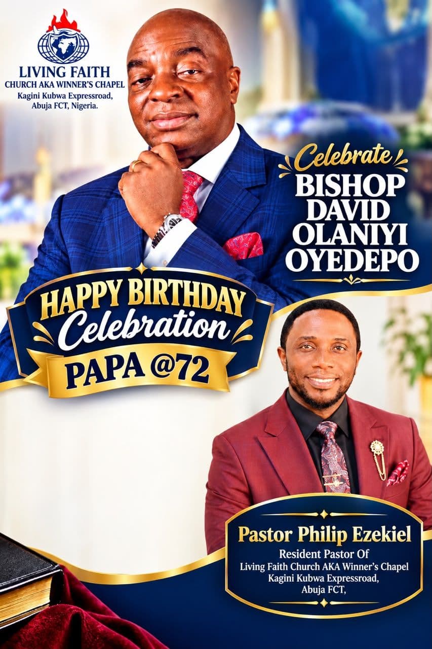 LIVING FAITH CHURCH KAGINI CELEBRATES BISHOP DAVID OYEDEPO AT 72